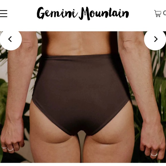 Gemini Mountain Swimwear Two piece bathing suit size M - Picture 5 of 6